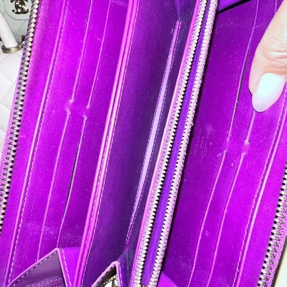 SOLD Louis Vuitton Vernis long zippy wallet - Picture 7 of 15